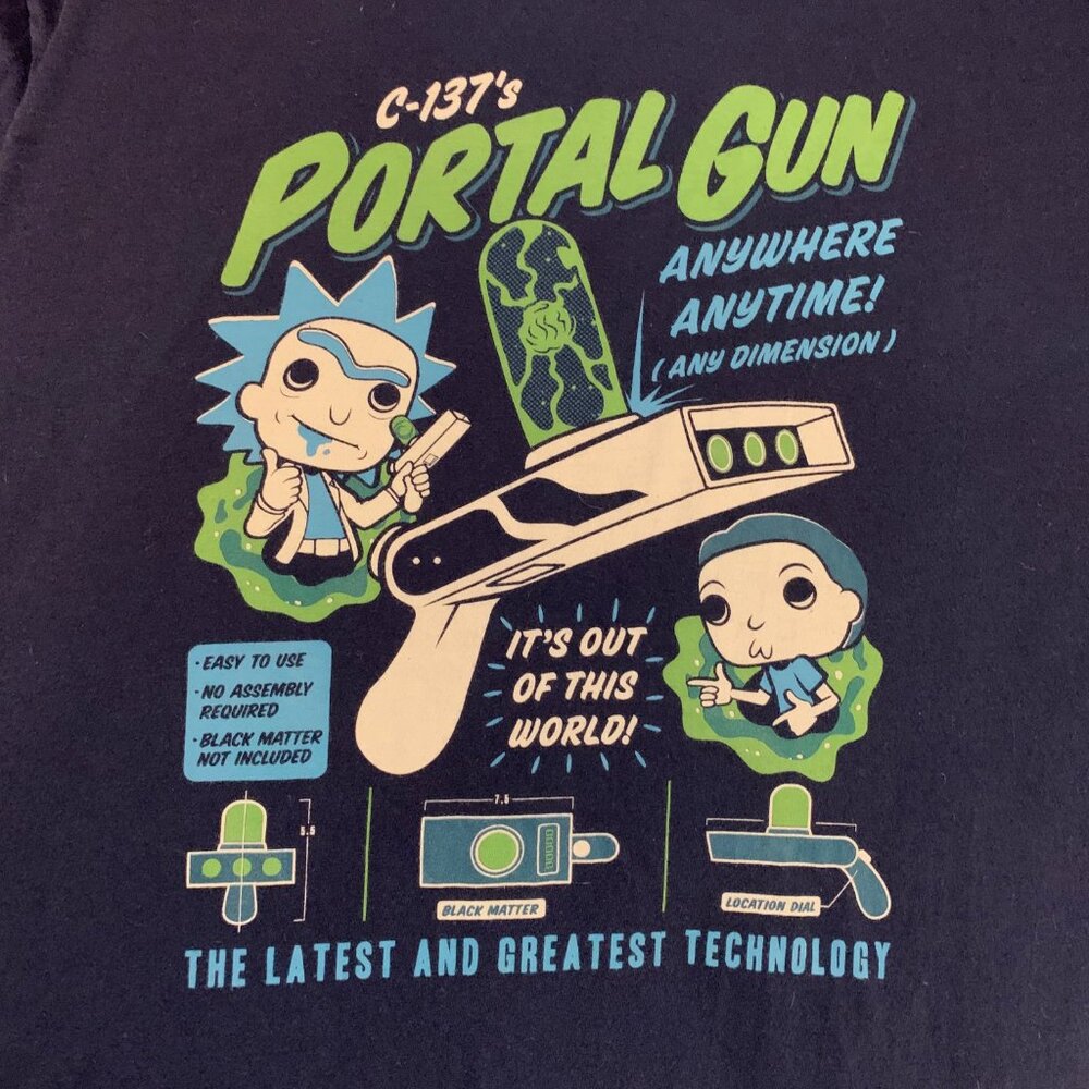 Funko Pop Rick and Morty t-shirt